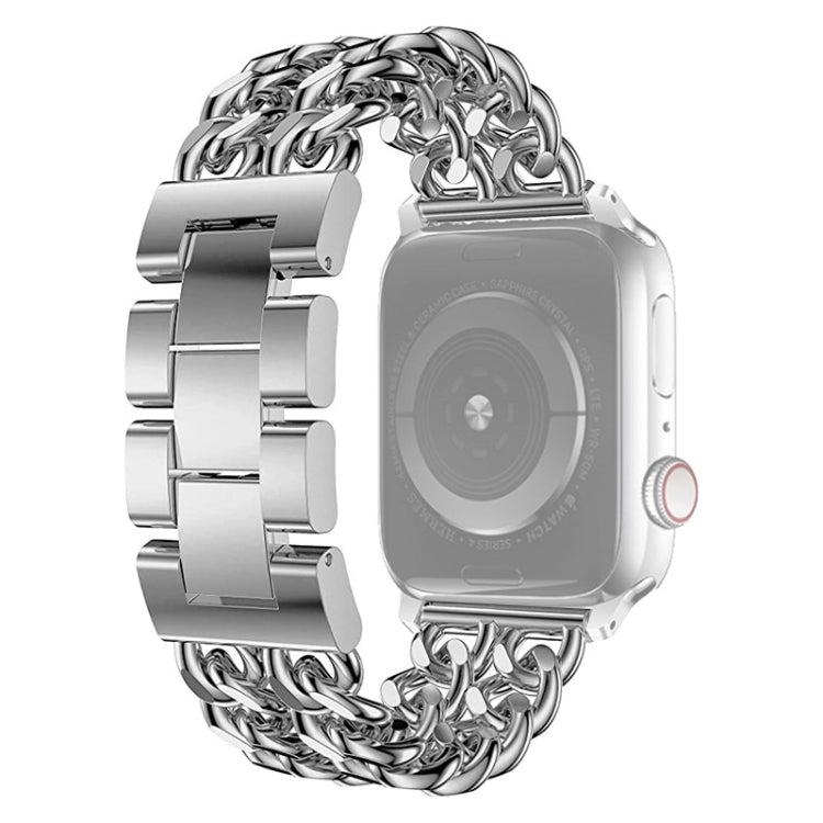 Cinturino di ricambio per cinturino in metallo da cowboy per Apple Watch Series, 7 41mm / 6 & SE & 5 & 4 40mm / 3 & 2 & 1 38mm, 7 45mm / 6 & SE & 5 & 4 44mm / 3 & 2 & 1 42mm