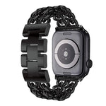 Cinturino di ricambio per cinturino in metallo da cowboy per Apple Watch Series, 7 41mm / 6 & SE & 5 & 4 40mm / 3 & 2 & 1 38mm, 7 45mm / 6 & SE & 5 & 4 44mm / 3 & 2 & 1 42mm