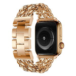 Cinturino di ricambio per cinturino in metallo da cowboy per Apple Watch Series, 7 41mm / 6 & SE & 5 & 4 40mm / 3 & 2 & 1 38mm, 7 45mm / 6 & SE & 5 & 4 44mm / 3 & 2 & 1 42mm