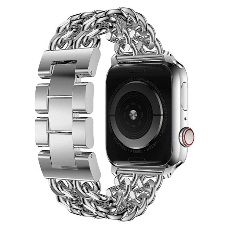 Cinturino di ricambio per cinturino in metallo da cowboy per Apple Watch Series, 7 41mm / 6 & SE & 5 & 4 40mm / 3 & 2 & 1 38mm, 7 45mm / 6 & SE & 5 & 4 44mm / 3 & 2 & 1 42mm