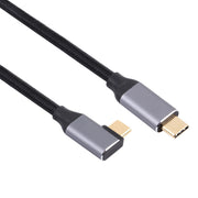 Cavo dati di trasmissione a gomito da USB-C/tipo-C maschio a USB-C/tipo-C, 0.5m, 1m, 1.5m, 2m, 3m