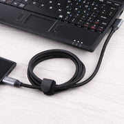 Cavo dati di trasmissione a gomito da USB-C/tipo-C maschio a USB-C/tipo-C, 0.5m, 1m, 1.5m, 2m, 3m