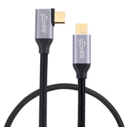 Cavo dati di trasmissione a gomito da USB-C/tipo-C maschio a USB-C/tipo-C, 0.5m, 1m, 1.5m, 2m, 3m