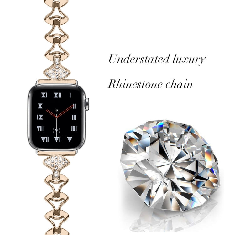 Cinturino di ricambio per cinturino di ricambio in metallo con diamanti a forma di settore per la serie Apple Watch, 7 41mm / 6 & SE & 5 & 4 40mm / 3 & 2 & 1 38mm, 7 45mm / 6 & SE & 5 & 4 44mm / 3 & 2 & 1 42mm