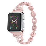 Cinturino di ricambio per cinturino di ricambio in acciaio inossidabile con diamanti per la serie Apple Watch, 7 41mm / 6 & SE & 5 & 4 40mm / 3 & 2 & 1 38mm, 7 45mm / 6 & SE & 5 & 4 44mm / 3 & 2 & 1 42mm