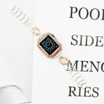 Cinturino di ricambio per cinturino di ricambio per catena da cowboy trasparente per Apple Watch Series, 7 41mm / 6 & SE & 5 & 4 40mm / 3 & 2 & 1 38mm, 7 45mm / 6 & SE & 5 & 4 44mm / 3 & 2 & 1 42mm