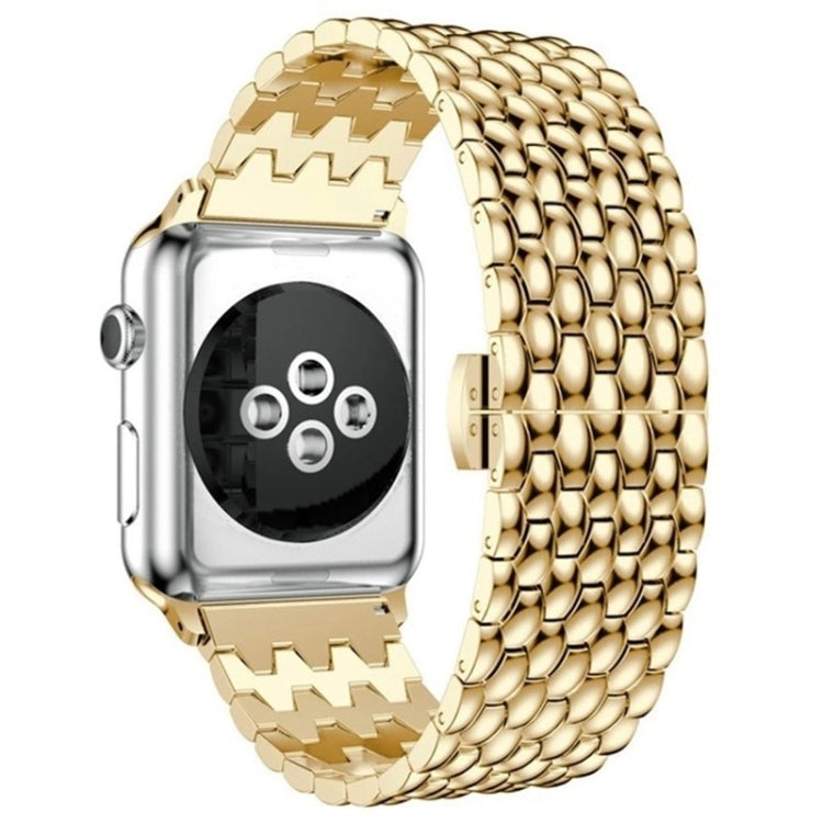 Cinturino di ricambio per cinturino in metallo con trama a squame di pesce per la serie Apple Watch, 7 41mm / 6 & SE & 5 & 4 40mm / 3 & 2 & 1 38mm, 7 45mm / 6 & SE & 5 & 4 44mm / 3 & 2 & 1 42mm