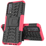 Custodia protettiva antiurto in TPU + PC per pneumatici con supporto, For OnePlus Nord 2 5G, For OPPO A94 4G, For OPPO Realme V13 5G, For Sony Xperia 1 III, For Vivo iQOO Z3