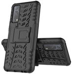 Custodia protettiva antiurto in TPU + PC per pneumatici con supporto, For OnePlus Nord 2 5G, For OPPO A94 4G, For OPPO Realme V13 5G, For Sony Xperia 1 III, For Vivo iQOO Z3