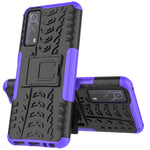 Custodia protettiva antiurto in TPU + PC per pneumatici con supporto, For OnePlus Nord 2 5G, For OPPO A94 4G, For OPPO Realme V13 5G, For Sony Xperia 1 III, For Vivo iQOO Z3