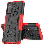 Custodia protettiva antiurto in TPU + PC per pneumatici con supporto, For OnePlus Nord 2 5G, For OPPO A94 4G, For OPPO Realme V13 5G, For Sony Xperia 1 III, For Vivo iQOO Z3