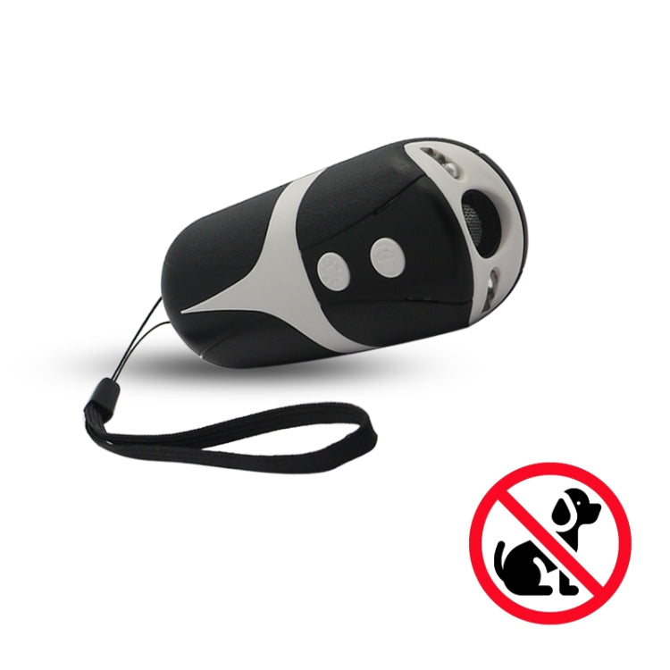 RC-534 Repeller portatile ad ultrasuoni per cani con luci a LED, RC-534