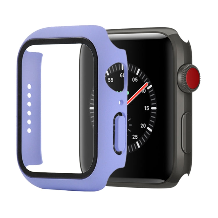 PC antiurto + custodia protettiva in vetro temperato con scatola imballata, For Apple Watch Series 3 & 2 & 1 42mm