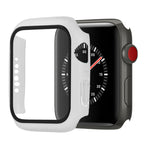 PC antiurto + custodia protettiva in vetro temperato con scatola imballata, For Apple Watch Series 3 & 2 & 1 42mm