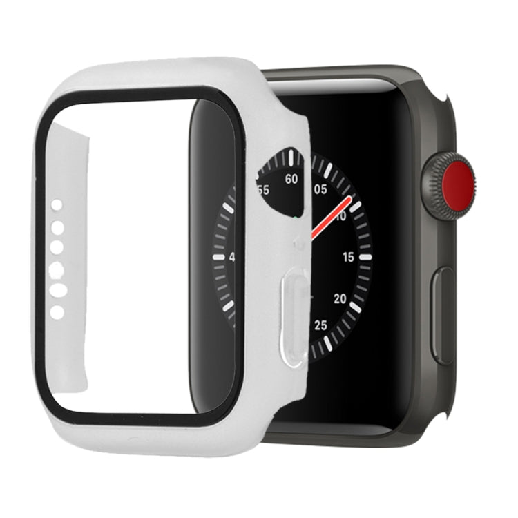 PC antiurto + custodia protettiva in vetro temperato con scatola imballata, For Apple Watch Series 3 & 2 & 1 42mm