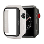 PC antiurto + custodia protettiva in vetro temperato con scatola imballata, For Apple Watch Series 3 & 2 & 1 42mm