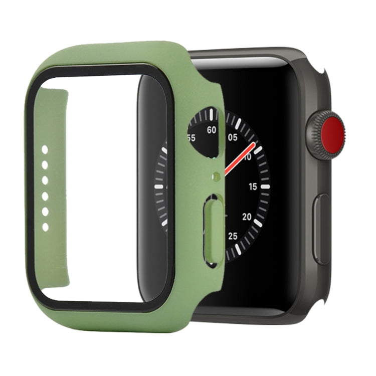 PC antiurto + custodia protettiva in vetro temperato con scatola imballata, For Apple Watch Series 3 & 2 & 1 42mm