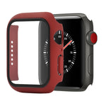 PC antiurto + custodia protettiva in vetro temperato con scatola imballata, For Apple Watch Series 3 & 2 & 1 42mm