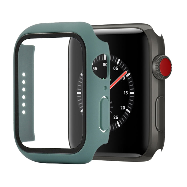 PC antiurto + custodia protettiva in vetro temperato con scatola imballata, For Apple Watch Series 3 & 2 & 1 42mm