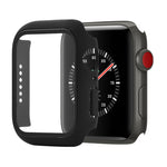 PC antiurto + custodia protettiva in vetro temperato con scatola imballata, For Apple Watch Series 3 & 2 & 1 42mm