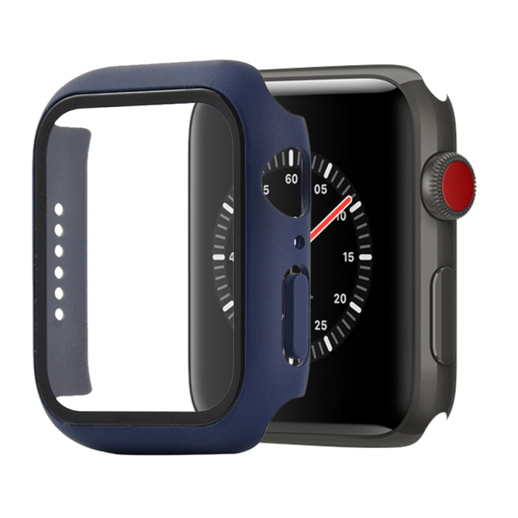PC antiurto + custodia protettiva in vetro temperato con scatola imballata, For Apple Watch Series 3 & 2 & 1 42mm