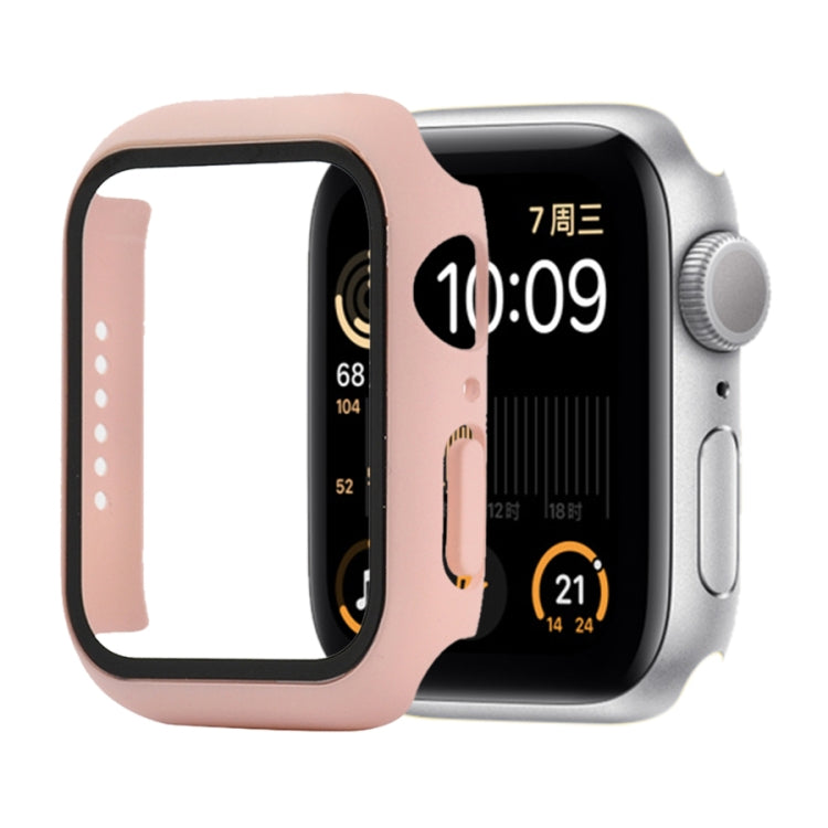 PC antiurto + custodia protettiva in vetro temperato con scatola imballata, For Apple Watch Series 6 / 5 / 4 / Watch SE 40mm