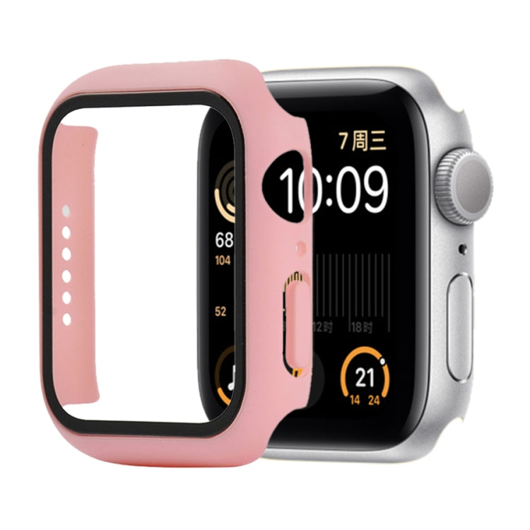 PC antiurto + custodia protettiva in vetro temperato con scatola imballata, For Apple Watch Series 6 / 5 / 4 / Watch SE 40mm