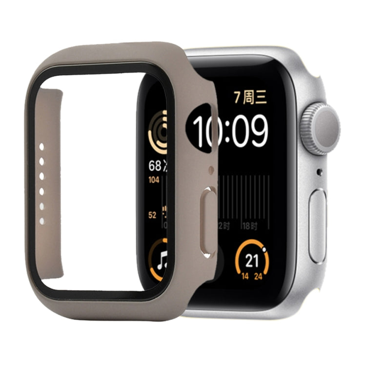 PC antiurto + custodia protettiva in vetro temperato con scatola imballata, For Apple Watch Series 6 / 5 / 4 / Watch SE 40mm