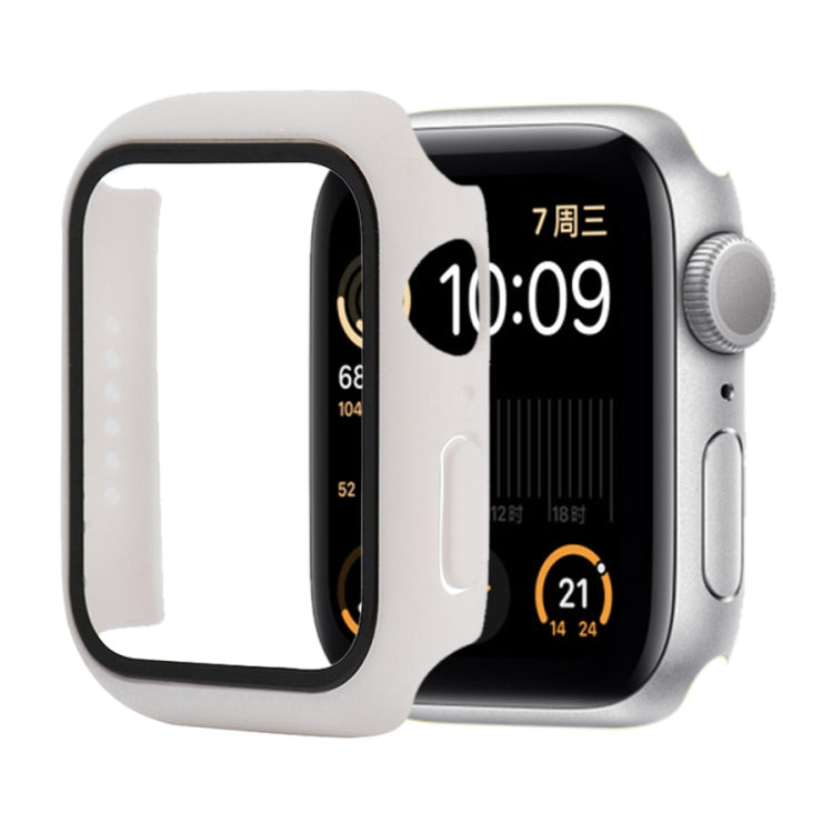 PC antiurto + custodia protettiva in vetro temperato con scatola imballata, For Apple Watch Series 6 / 5 / 4 / Watch SE 40mm