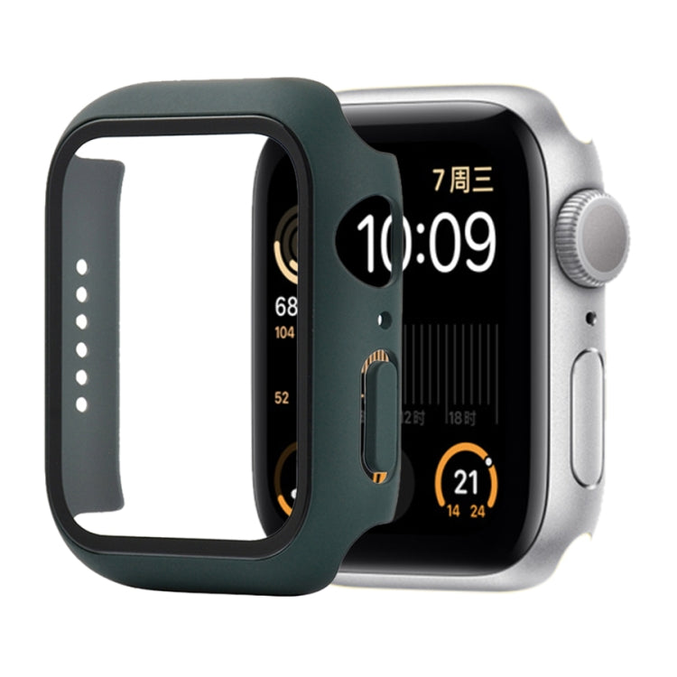 PC antiurto + custodia protettiva in vetro temperato con scatola imballata, For Apple Watch Series 6 / 5 / 4 / Watch SE 40mm