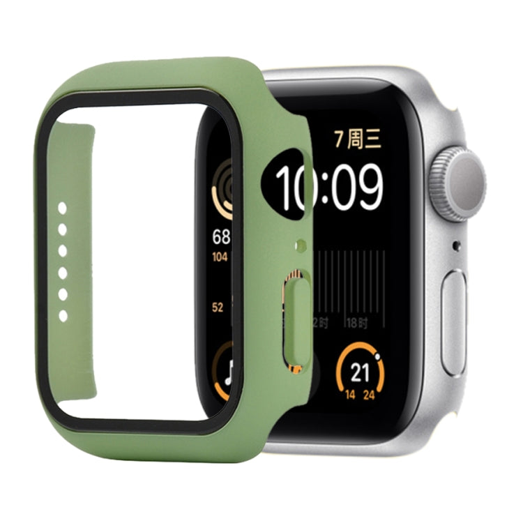 PC antiurto + custodia protettiva in vetro temperato con scatola imballata, For Apple Watch Series 6 / 5 / 4 / Watch SE 40mm