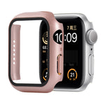 PC antiurto + custodia protettiva in vetro temperato con scatola imballata, For Apple Watch Series 6 / 5 / 4 / Watch SE 40mm