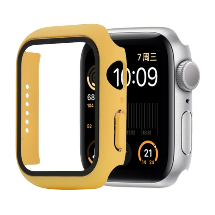 PC antiurto + custodia protettiva in vetro temperato con scatola imballata, For Apple Watch Series 6 / 5 / 4 / Watch SE 40mm