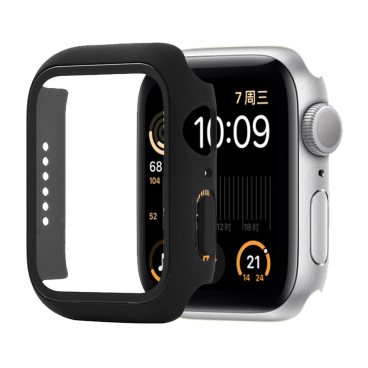 PC antiurto + custodia protettiva in vetro temperato con scatola imballata, For Apple Watch Series 6 / 5 / 4 / Watch SE 40mm