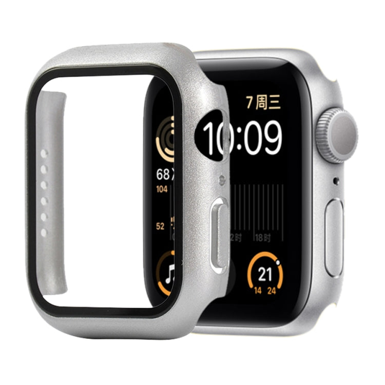 PC antiurto + custodia protettiva in vetro temperato con scatola imballata, For Apple Watch Series 6 / 5 / 4 / Watch SE 40mm