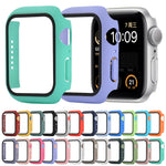 PC antiurto + custodia protettiva in vetro temperato con scatola imballata, For Apple Watch Series 6 / 5 / 4 / Watch SE 40mm