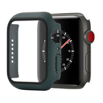 PC antiurto + custodia protettiva in vetro temperato con scatola imballata, For Apple Watch Series 3 & 2 & 1 38mm