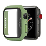 PC antiurto + custodia protettiva in vetro temperato con scatola imballata, For Apple Watch Series 3 & 2 & 1 38mm