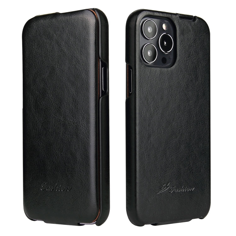 Custodia in pelle PU con vibrazione verticale per iPhone 13