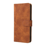 Tinta unita Skin Feel Fibbia magnetica Flip orizzontale Custodia in pelle PU con struttura in vitello con supporto e slot per schede e portafoglio, For OPPO Reno 6Z