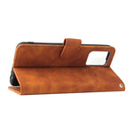 Tinta unita Skin Feel Fibbia magnetica Flip orizzontale Custodia in pelle PU con struttura in vitello con supporto e slot per schede e portafoglio, For OPPO Reno 6Z