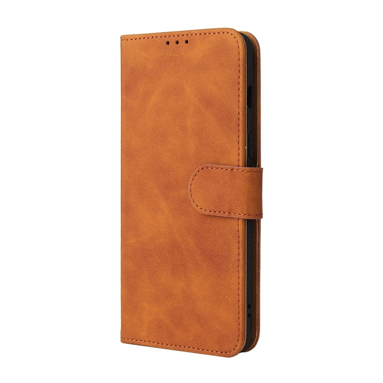 Tinta unita Skin Feel Fibbia magnetica Flip orizzontale Custodia in pelle PU con struttura in vitello con supporto e slot per schede e portafoglio, For OnePlus Nord 2 5G