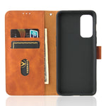 Tinta unita Skin Feel Fibbia magnetica Flip orizzontale Custodia in pelle PU con struttura in vitello con supporto e slot per schede e portafoglio, For OnePlus Nord 2 5G