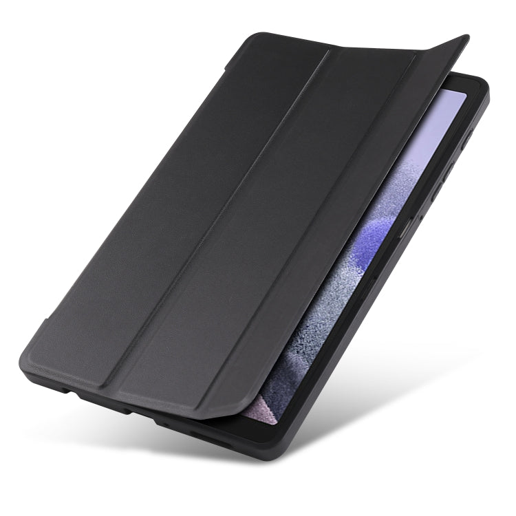 Flip orizzontale a 3 pieghe a nido d'ape in TPU antiurto + custodia in pelle PU con supporto, For Samsung Galaxy Tab A7 Lite T225