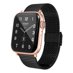 Cinturino di ricambio in acciaio multi-baht per Apple Watch Series, 7 45mm / 6 & SE & 5 & 4 44mm / 3 & 2 & 1 42mm, 7 41mm / 6 & SE & 5 & 4 40mm / 3 & 2 & 1 38mm