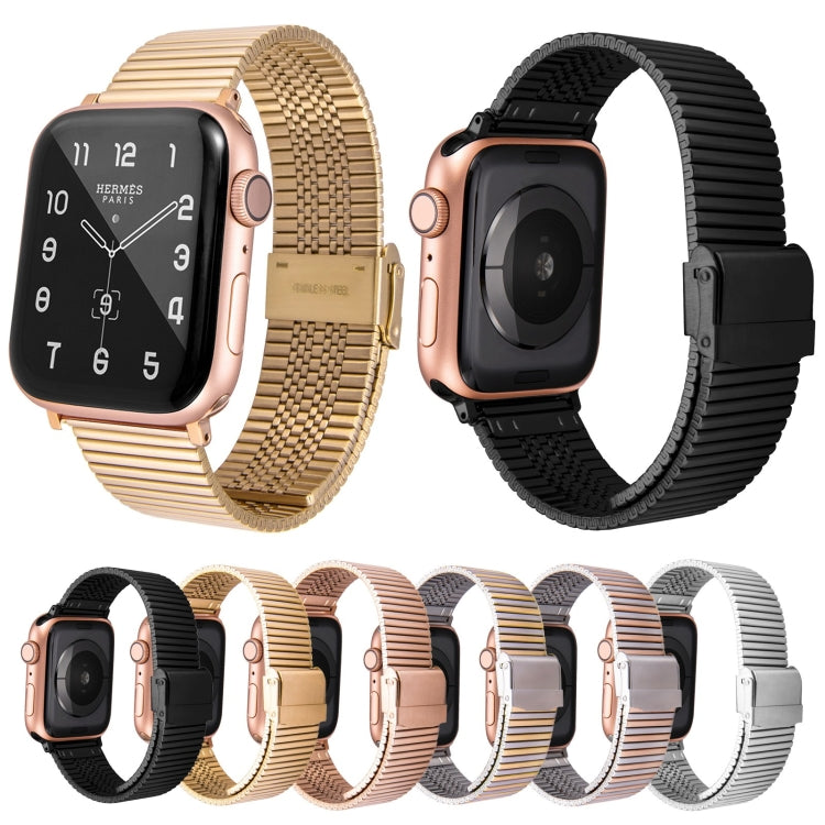 Cinturino di ricambio in acciaio multi-baht per Apple Watch Series, 7 45mm / 6 & SE & 5 & 4 44mm / 3 & 2 & 1 42mm, 7 41mm / 6 & SE & 5 & 4 40mm / 3 & 2 & 1 38mm