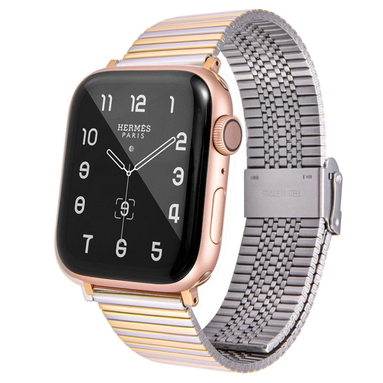 Cinturino di ricambio in acciaio multi-baht per Apple Watch Series, 7 45mm / 6 & SE & 5 & 4 44mm / 3 & 2 & 1 42mm, 7 41mm / 6 & SE & 5 & 4 40mm / 3 & 2 & 1 38mm