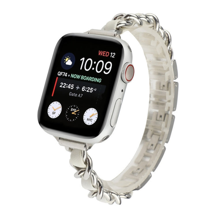 Cinturino di ricambio per cinturino in metallo a fila singola per Apple Watch Series, 7 41mm / 6 & SE & 5 & 4 40mm / 3 & 2 & 1 38mm, 7 45mm / 6 & SE & 5 & 4 44mm / 3 & 2 & 1 42mm