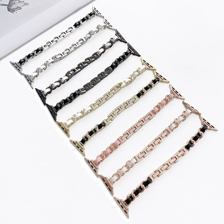 Cinturino di ricambio per cinturino in metallo a fila singola per Apple Watch Series, 7 41mm / 6 & SE & 5 & 4 40mm / 3 & 2 & 1 38mm, 7 45mm / 6 & SE & 5 & 4 44mm / 3 & 2 & 1 42mm