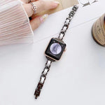 Cinturino di ricambio per cinturino in metallo a fila singola per Apple Watch Series, 7 41mm / 6 & SE & 5 & 4 40mm / 3 & 2 & 1 38mm, 7 45mm / 6 & SE & 5 & 4 44mm / 3 & 2 & 1 42mm